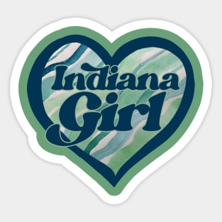 Indiana Girl Sticker